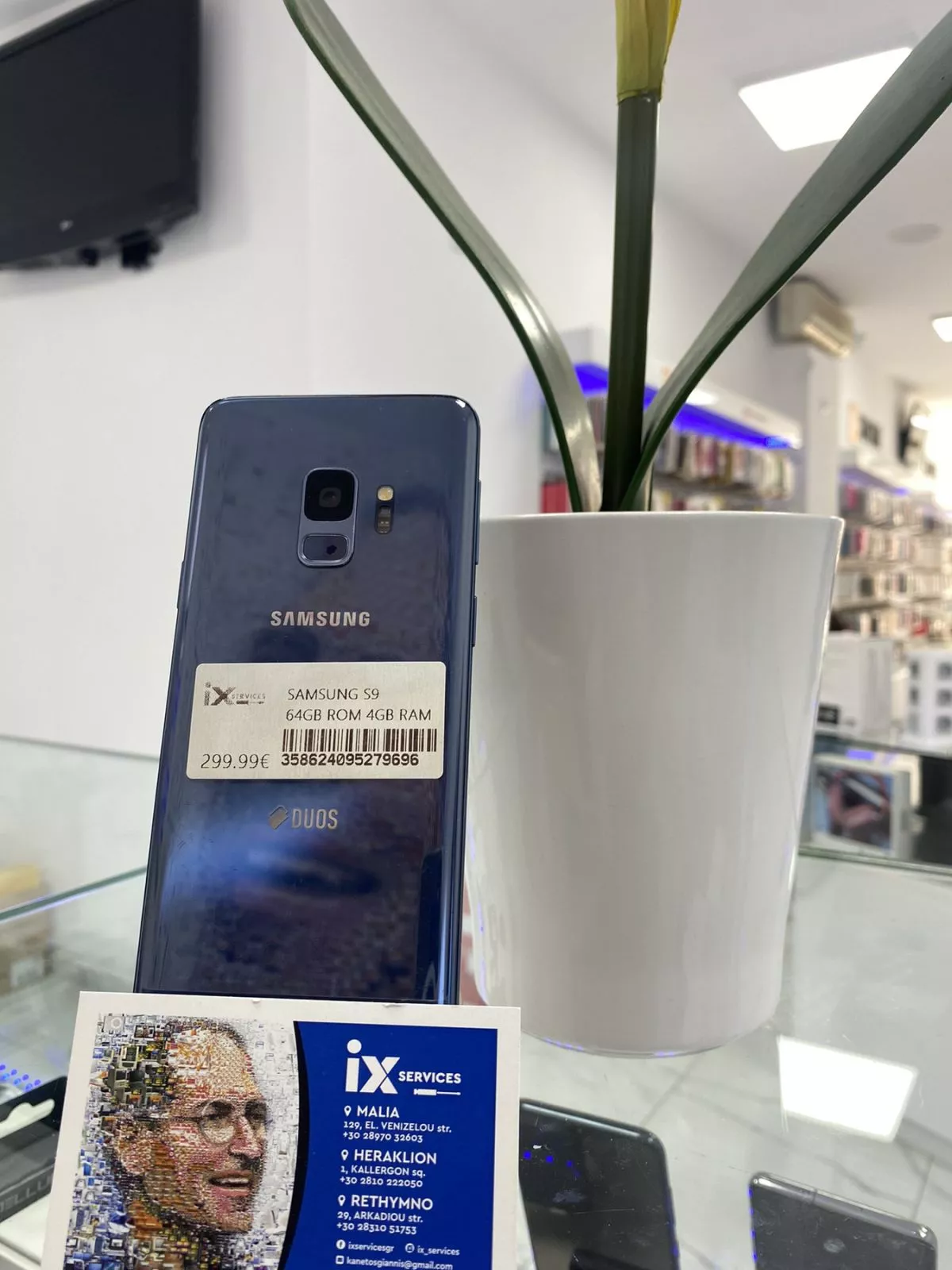 SAMSUNG GALAXY S9  BLUE 