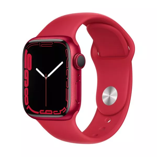 Apple Watch Series 7 Aluminium 45mm Αδιάβροχο με Παλμογράφο (Product Red) -Eκθεσιακό