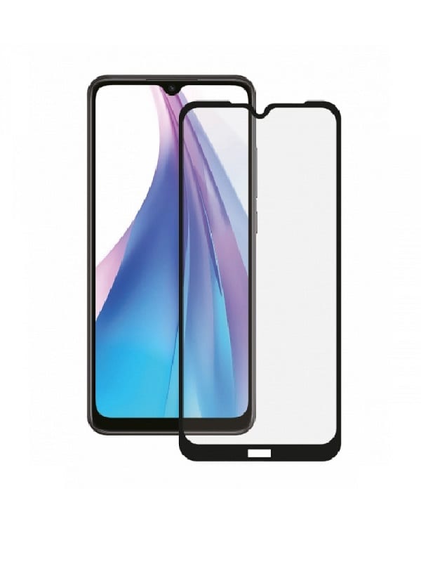 FULL GLUE 5D TEMPERED GLASS ΓΙΑ XIAOMI REDMI NOTE 8T - ΜΑΥΡΟ