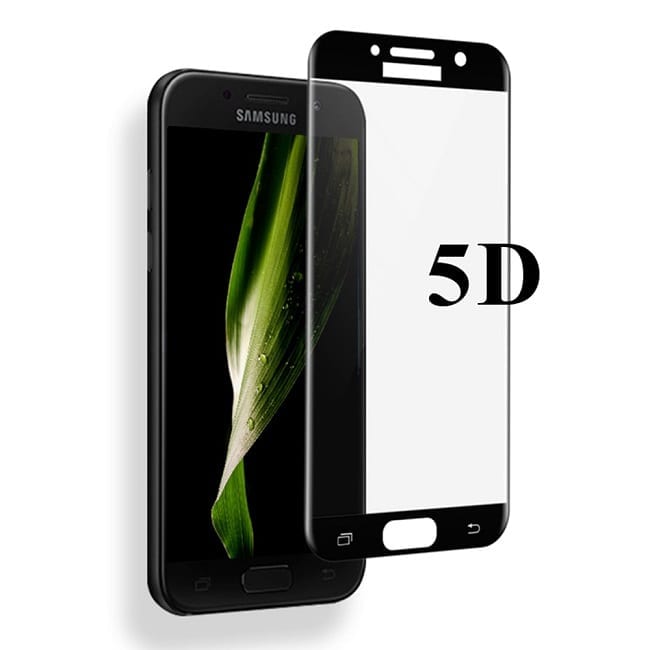 FULL GLUE 5D TEMPERED GLASS ΓΙΑ SAMSUNG GALAXY J8 (2018) - ΜΑΥΡΟ