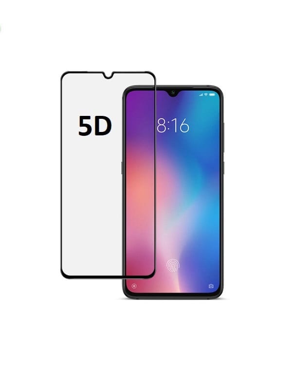 FULL GLUE 5D TEMPERED GLASS ΓΙΑ XIAOMI REDMI 8A - ΜΑΥΡΟ