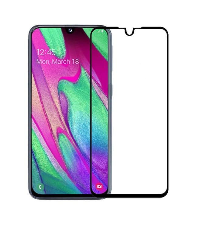 FULL GLUE 5D TEMPERED GLASS ΓΙΑ SAMSUNG GALAXY A70 - ΜΑΥΡΟ