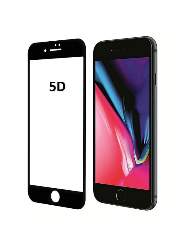 FULL GLUE 5D TEMPERED GLASS ΓΙΑ IPHONE XS MAX - ΜΑΥΡΟ