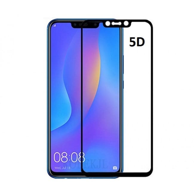 FULL GLUE 5D TEMPERED GLASS ΓΙΑ HONOR 10 - ΜΑΥΡΟ