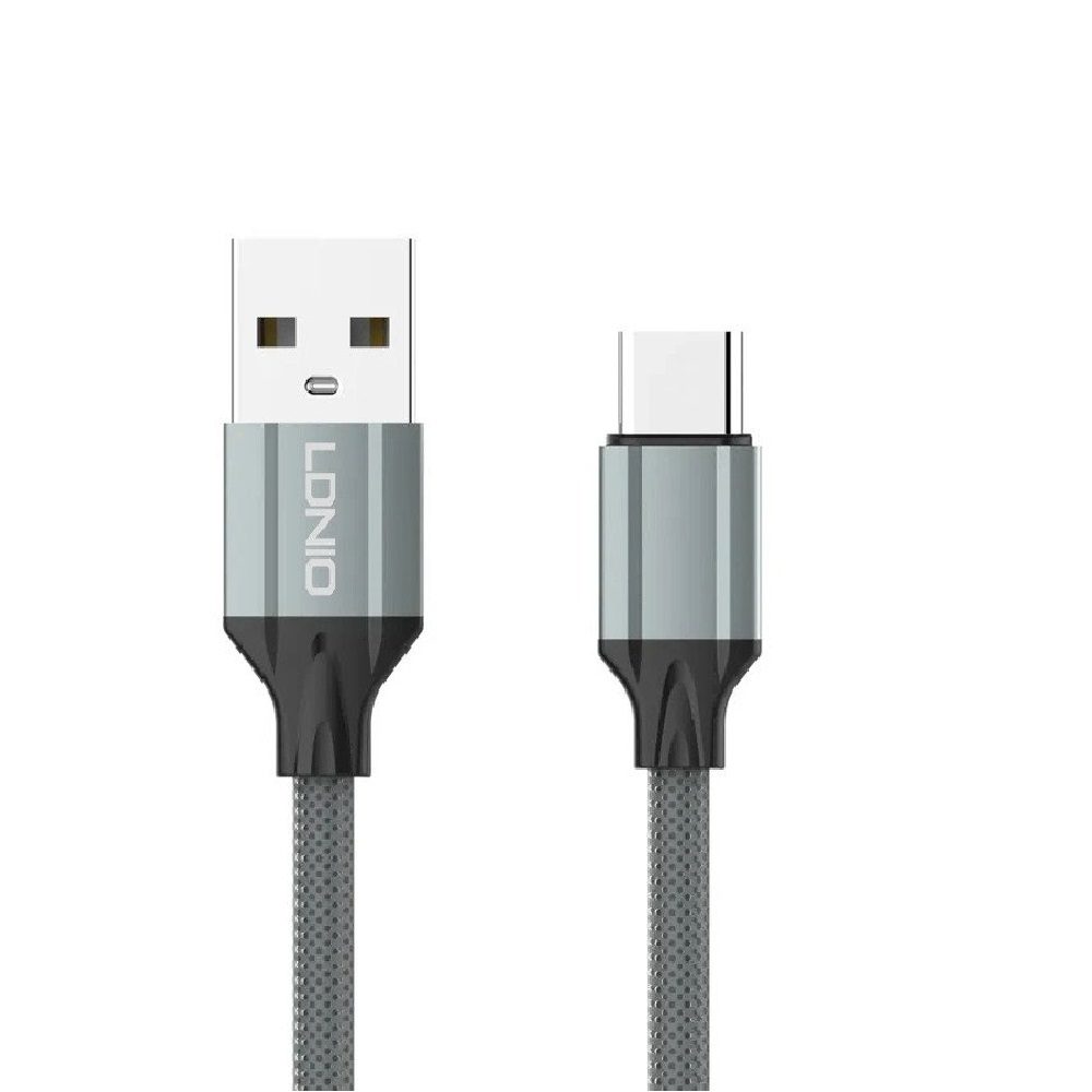 ΚΑΛΩΔΙΟ LDNIO USB-C ΣΕ USB LS441, 2.4A  (1m) - ΓΚΡΙ