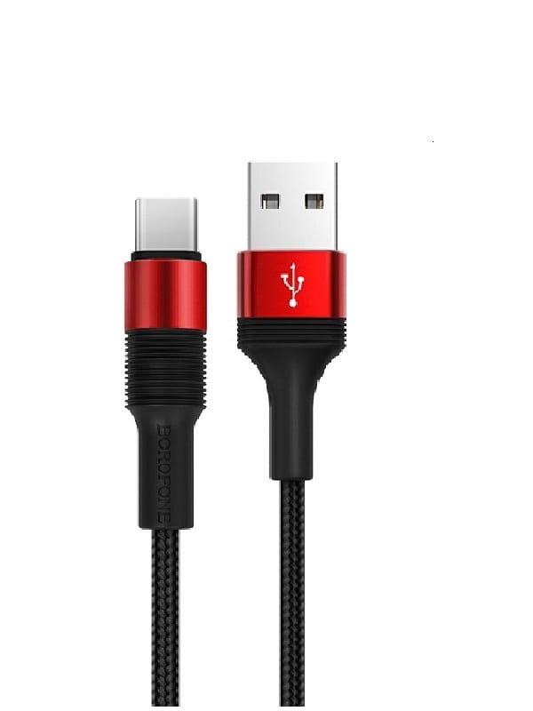 ΚΑΛΩΔΙΟ BOROFONE ΒΧ21 3A USB-C (1m) - ΚΟΚΚΙΝΟ