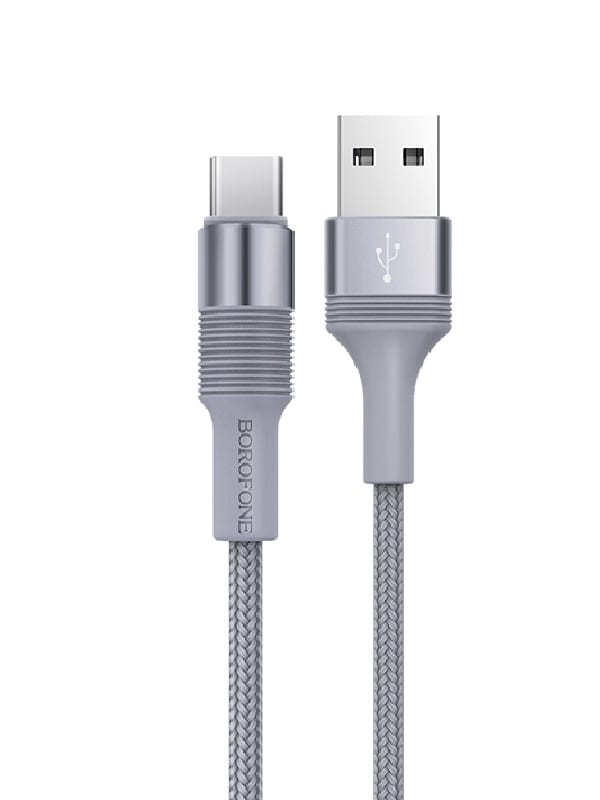 ΚΑΛΩΔΙΟ BOROFONE ΒΧ21 3A USB-C (1m) - ΓΚΡΙ