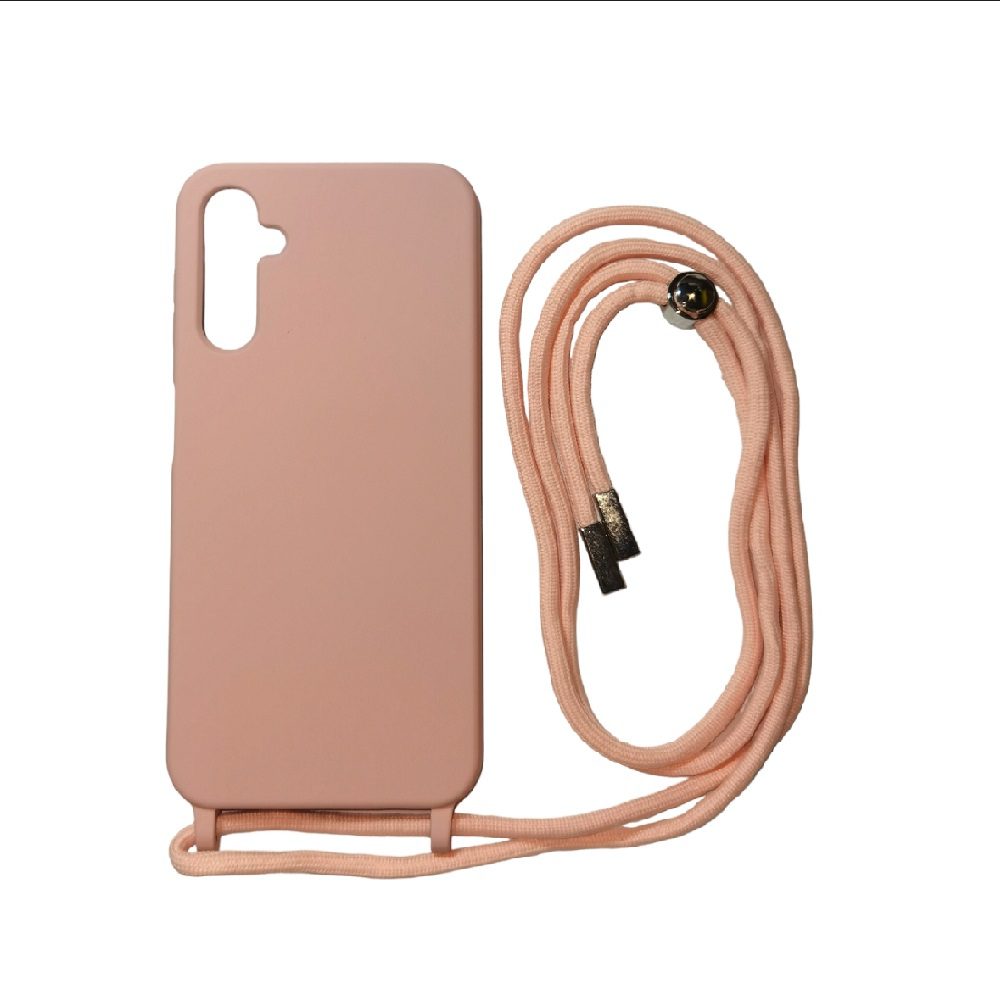 ΘΗΚΗ ΣΙΛΙΚΟΝΗΣ ΜΕ ΚΟΡΔΟΝΙ ΓΙΑ SAMSUNG GALAXY A54 5G-PINK SAND