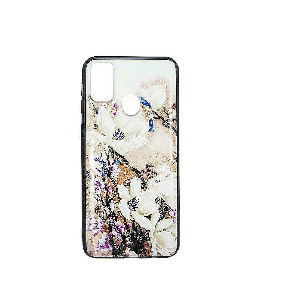 ΘΗΚΗ ΣΙΛΙΚΟΝΗΣ FLOWERS 3D ΓΙΑ SAMSUNG GALAXY A13 4G - ΛΕΥΚΗ