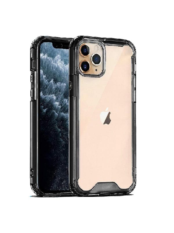 ΘΗΚΗ TEL PROTECT ACRYLIC AIR ΓΙΑ IPHONE 12 PRO MAX - ΜΑΥΡΗ