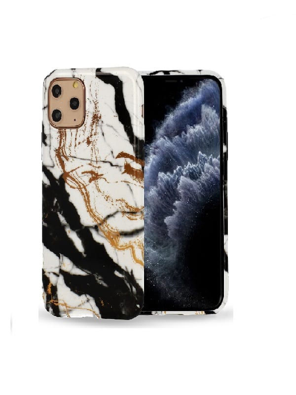 ΘΗΚΗ MARBLE SILICONE  ΓΙΑ  IPHONE 12 PRO MAX - ΣΧΕΔΙΟ 3