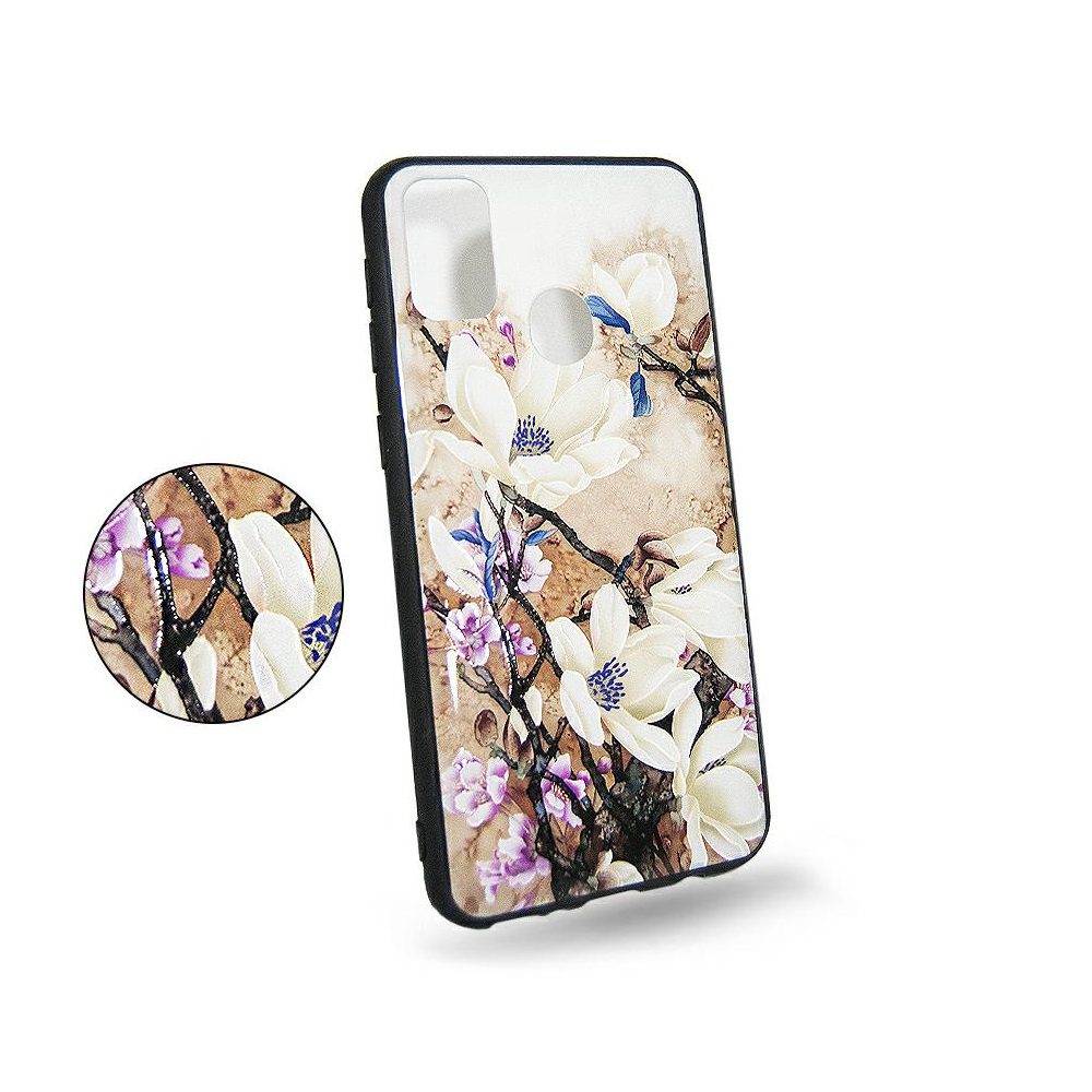 ΘΗΚΗ ΣΙΛΙΚΟΝΗΣ FLOWERS 3D ΓΙΑ IPHONE 12 PRO - ΛΕΥΚΗ