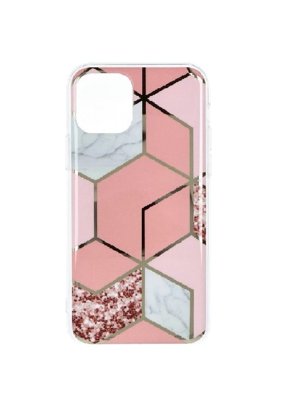 ΘΗΚΗ ΣΙΛΙΚΟΝΗΣ FORCELL MARBLE COSMO ΓΙΑ IPHONE 12 - ΣΧΕΔΙΟ 2