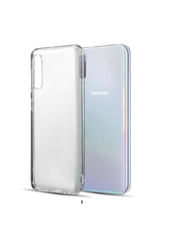 ΘΗΚΗ ΣΙΛΙΚΟΝΗΣ ULTRA SLIM 0.5mm ΓΙΑ SAMSUNG GALAXY A50 - ΔΙΑΦΑΝΗ