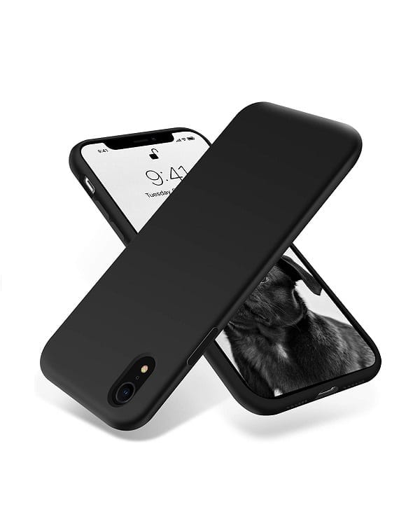 ΘΗΚΗ ΣΙΛΙΚΟΝΗΣ SOFT TOUCH ΓΙΑ IPHONE 7/8 - ΔΙΑΦΟΡΑ ΧΡΩΜΑΤΑ - Μαύρο