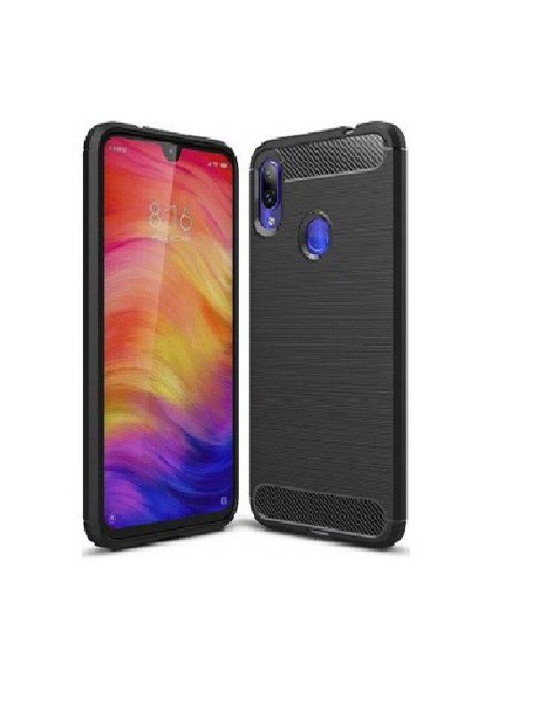 ΘΗΚΗ FORCELL CARBON ΓΙΑ XIAOMI REDMI NOTE 7 - ΜΑΥΡΗ