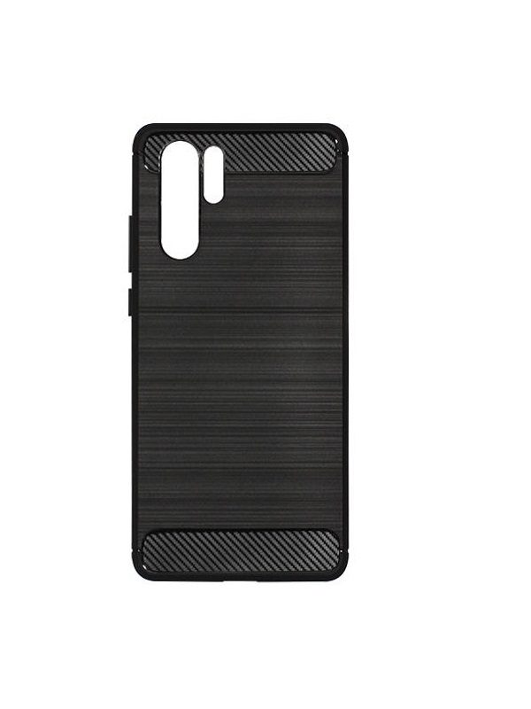 ΘΗΚΗ FORCELL CARBON ΓΙΑ HUAWEI P30 PRO - ΜΑΥΡΗ