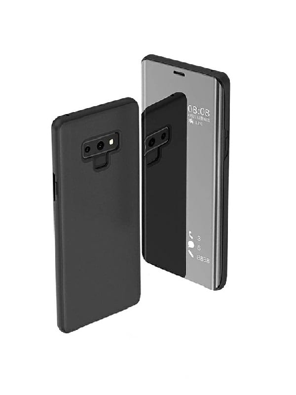MIRROR CLEAR VIEW ΘΗΚΗ ΒΙΒΛΙΟ ΓΙΑ XIAOMI POCO X3 NFC - ΜΑΥΡΗ