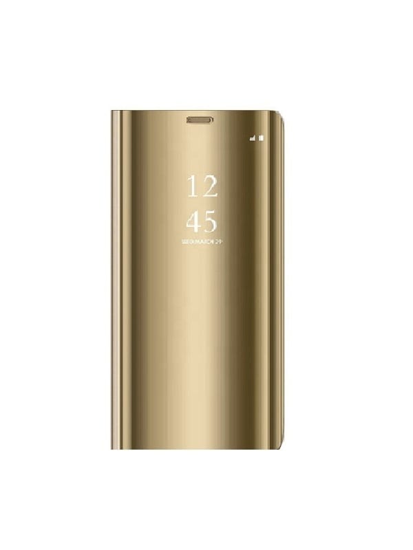 MIRROR CLEAR VIEW ΘΗΚΗ ΒΙΒΛΙΟ ΓΙΑ XIAOMI POCO X3 NFC - ΧΡΥΣΗ