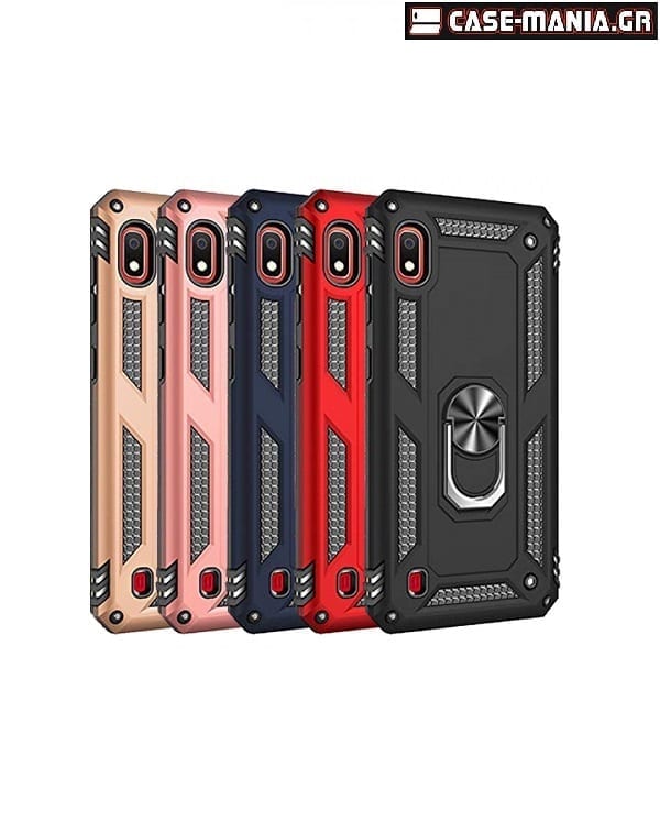 ΘΗΚΗ ARMOR RING BUCKLE KICKSTAND ΓΙΑ XIAOMI REDMI 8/REDMI 8A - Πράσινο Σκούρο