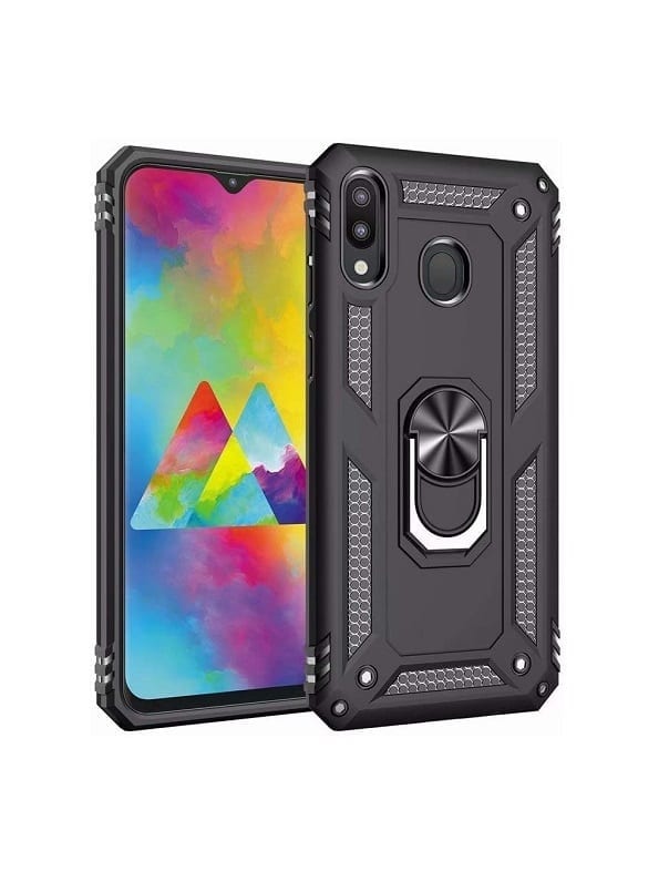 ΘΗΚΗ ARMOR RING BUCKLE KICKSTAND ΓΙΑ HUAWEI P30 PRO - Μαύρο