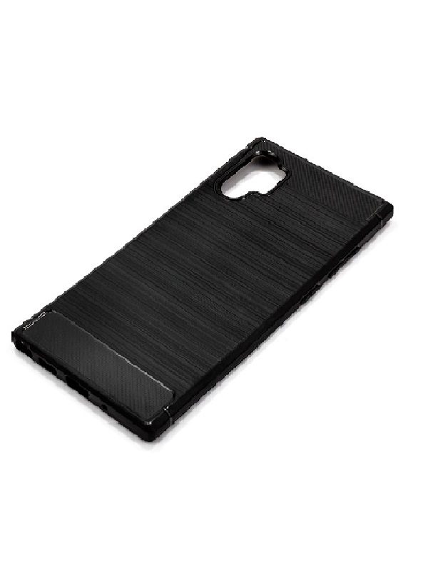 ΘΗΚΗ FORCELL CARBON ΓΙΑ SAMSUNG GALAXY NOTE 10 PLUS - ΜΑΥΡΗ