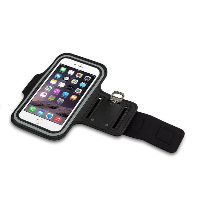 RUNNING  SPORTS CASE ARMBAND ΓΙΑ SMARTPHONE ΕΩΣ 5.5″ ΜΑΥΡΟ