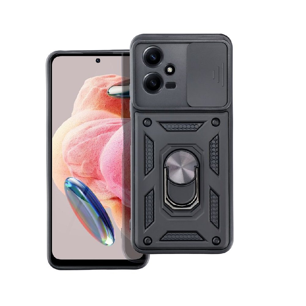 ΘΗΚΗ ΣΙΛΙΚΟΝΗΣ SLIDE CAMERA ΓΙΑ XIAOMI REDMI NOTE 12 5G - ΜΑΥΡΗ