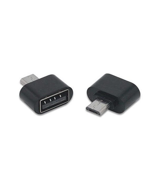 ΑΝΤΑΠΤΟΡΑΣ (OTG) MICRO USB σε USB ΥΠΟΔΟΧΗ - ΜΑΥΡΟ