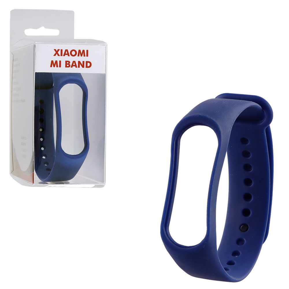 VOLTE-TEL ΛΟΥΡΑΚΙ ΣΙΛΙΚΟΝΗΣ XIAOMI MI BAND 4/MI BAND 3 DARK BLUE