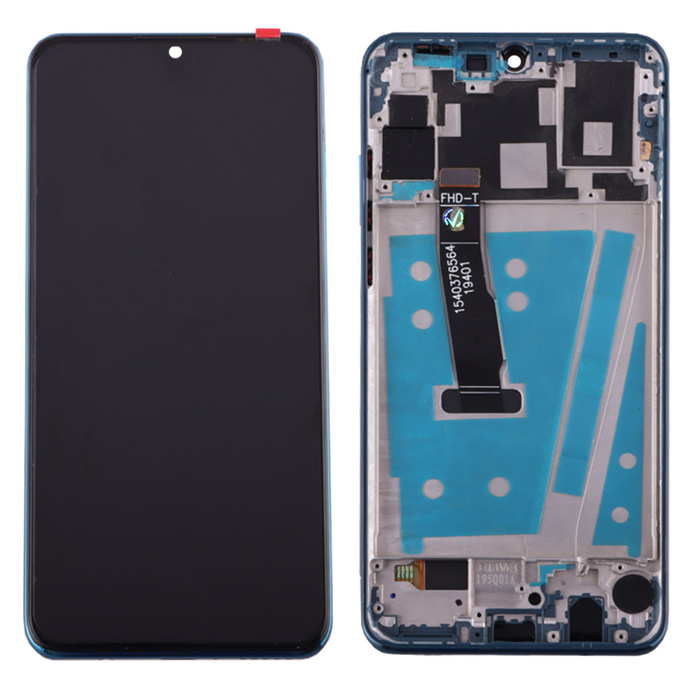 HUAWEI P30 LITE ΟΘΟΝΗ + TOUCH SCREEN + LENS + FRAME BLUE 3P OR