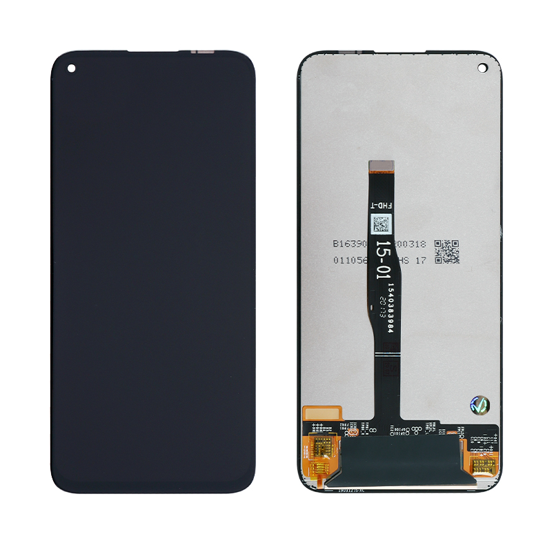 HUAWEI P40 LITE ΟΘΟΝΗ + TOUCH SCREEN + LENS BLACK 3P OR