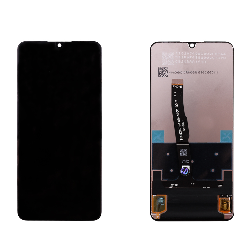 HUAWEI P30 LITE ΟΘΟΝΗ + TOUCH SCREEN + LENS BLACK 3P OR