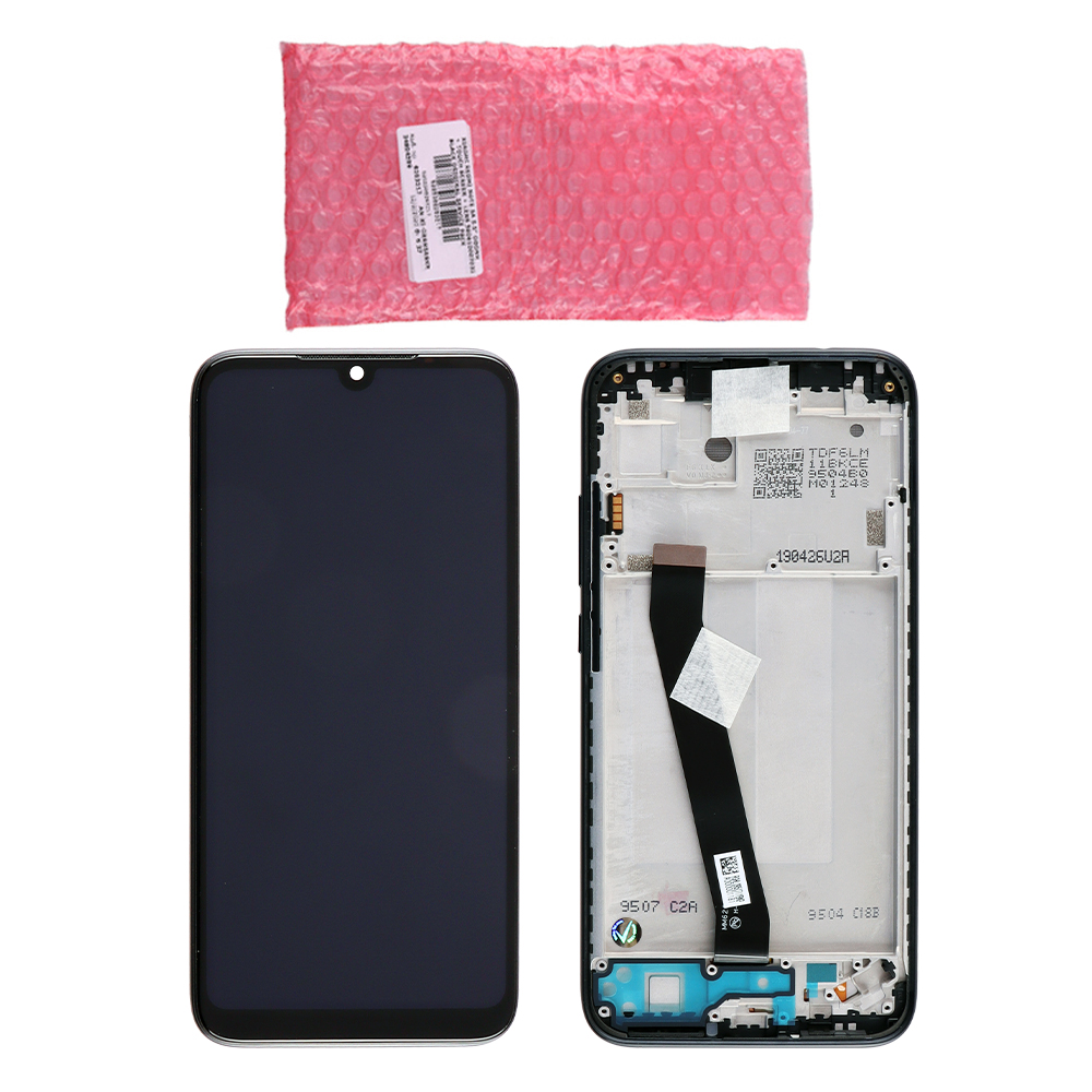 XIAOMI REDMI 7 ΟΘΟΝΗ + TOUCH SCREEN + LENS + FRAME 560610096033 BLACK ORIGINAL SERVICE PACK