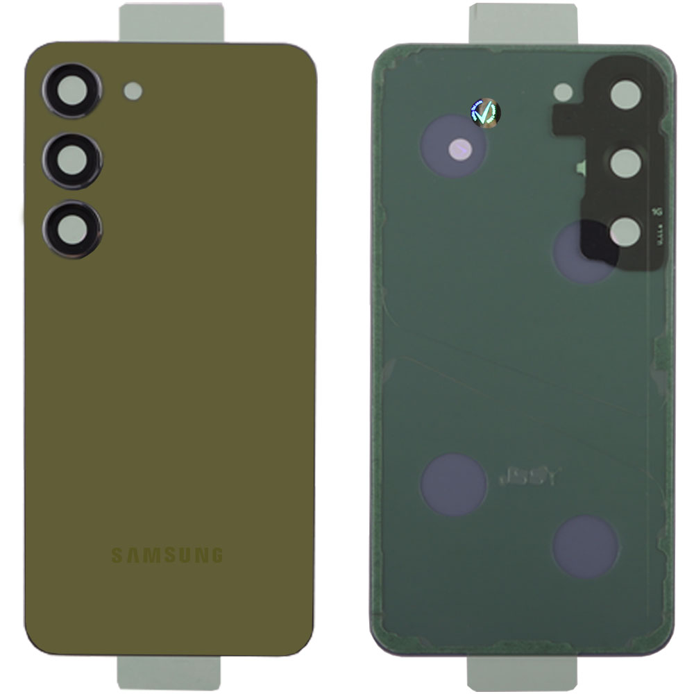 SAMSUNG S23 5G S911 BATTERY COVER + LENS GREEN 3P OR