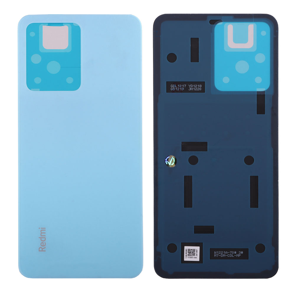 XIAOMI REDMI NOTE 12 4G BATTERY COVER ΜΕ ΑΥΤΟΚΟΛΛΗΤΗ ΤΑΙΝΙΑ ΑΔΙΑΒΡΟΧΟΠΟΙΗΣΗΣ BLUE 3P OR