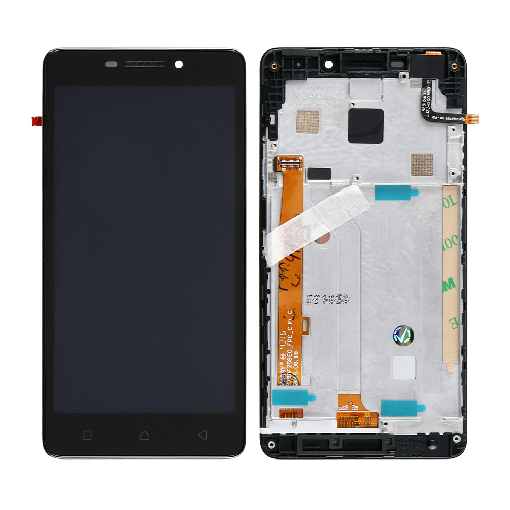 LENOVO VIBE P1M ΟΘΟΝΗ + TOUCH SCREEN + LENS + FRAME BLACK 3P OR