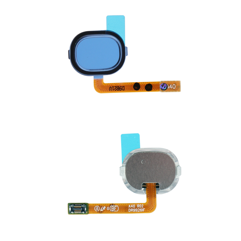 SAMSUNG A40 A405 FLEX HOME BUTTON-FINGERPRIΝΤ SENSOR BLUE GH96-12484C ORIGINAL SERVICE PACK