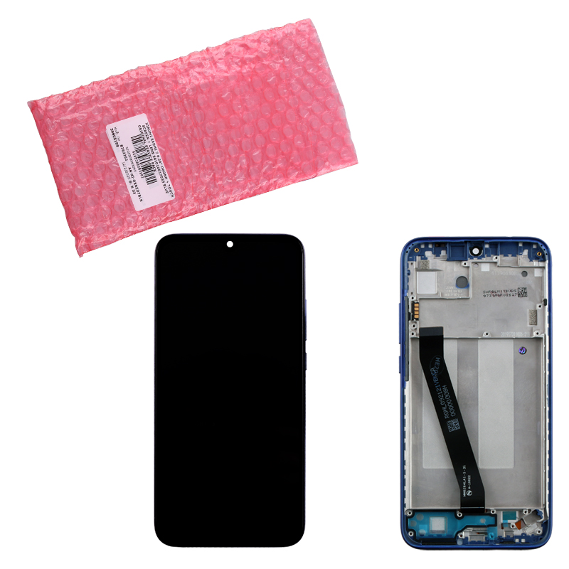 XIAOMI REDMI 7 ΟΘΟΝΗ + TOUCH SCREEN + LENS + FRAME 561010028033 BLUE ORIGINAL SERVICE PACK