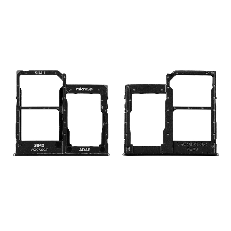 SAMSUNG A41 A415 DUAL SIM CARD/MEMORY HOLDER BLACK GH98-45275A ORIGINAL SERVICE PACK