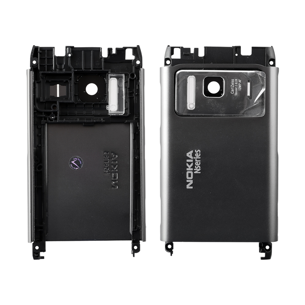 NOKIA N8 BLACK BATTERY-MIDDLE COVER-CAMERA LENS- SIDE KEYS