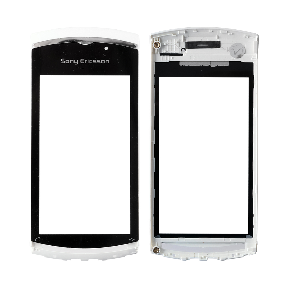 SONY ERICSSON U8i FRONT+LENS - ΑΝΩ ΠΛΗΚΤΡΑ WHITE