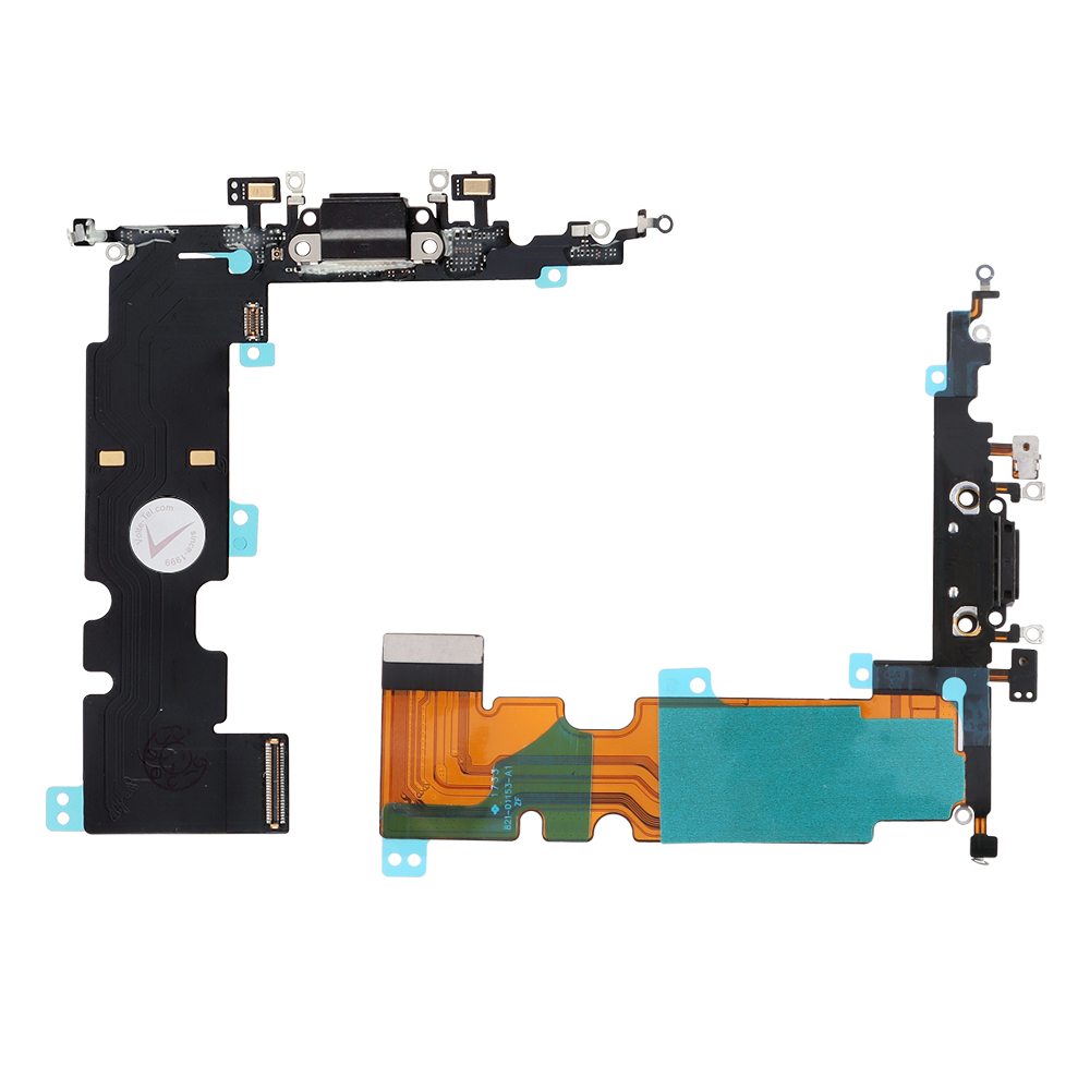 IPHONE 8 PLUS (LIGHTNING) ΚΑΛΩΔΙΟ FLEX ΚΟΝΕΚΤΟΡΑ ΦΟΡΤΙΣΗΣ-HANDS FREE-ΜΙΚΡΟΦΩΝΟ-ΕΠΑΦΗ ΚΕΡΑΙΑΣ BLACK 3P OR
