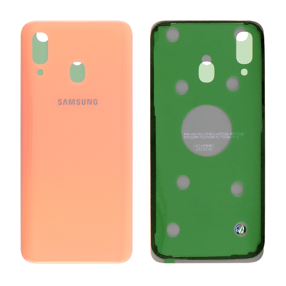 SAMSUNG A40 A405 BATTERY COVER CORAL 3P OR