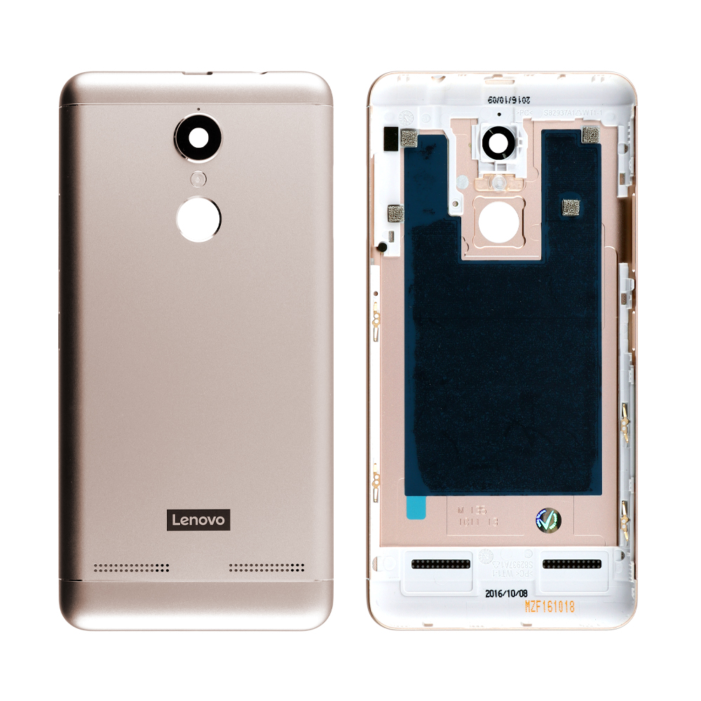 LENOVO K6 BATTERY COVER GOLD + CAMERA LENS 3P OR