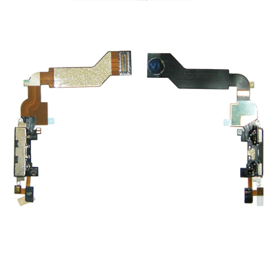 IPHONE 4S (30-PIN IPHONE) ΚΑΛΩΔΙΟ FLEX ΚΟΝΕΚΤΟΡΑ ΦΟΡΤΙΣΗΣ + ΜΙΚΡΟΦΩΝΟ BLACK 3P OR