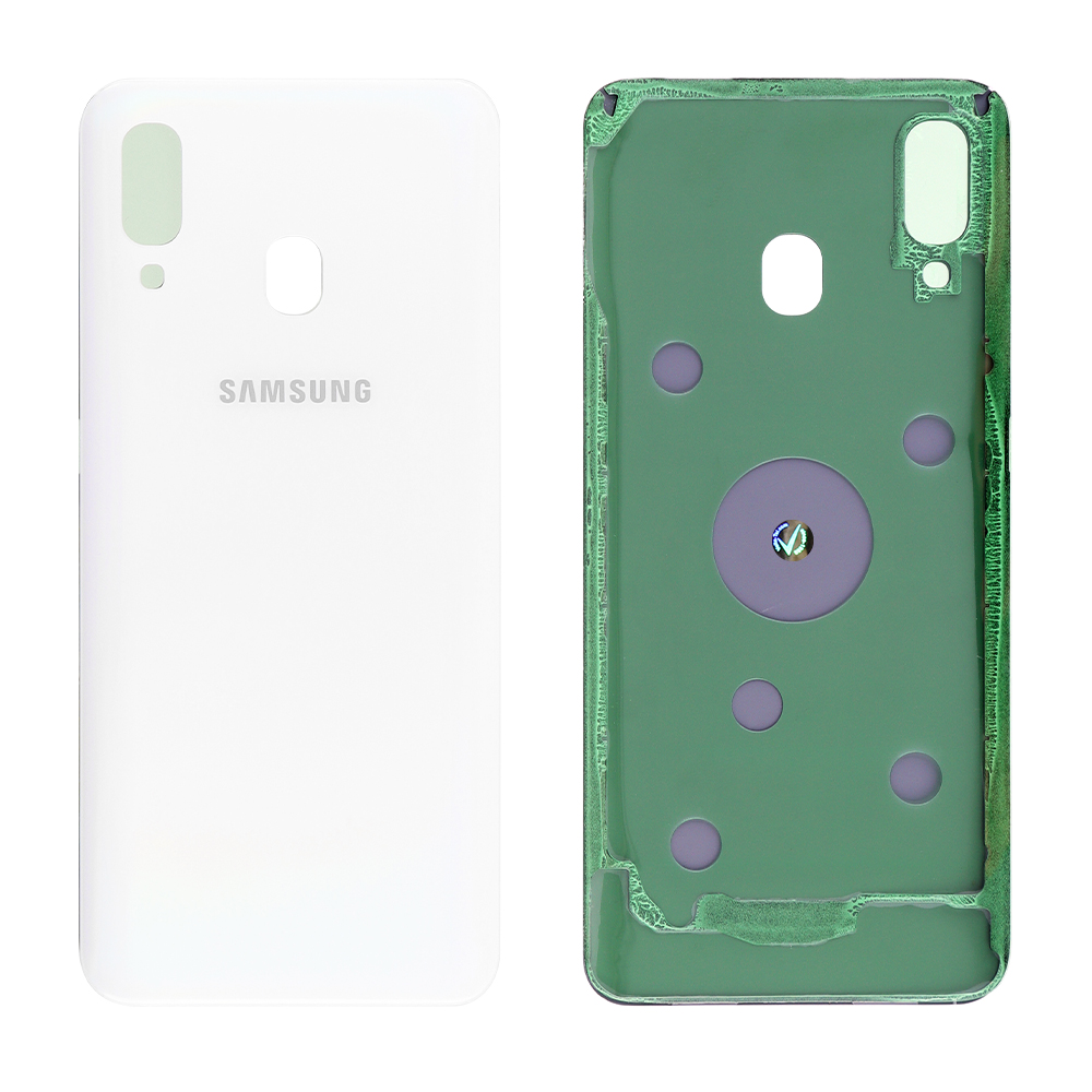 SAMSUNG A40 A405 BATTERY COVER WHITE 3P OR