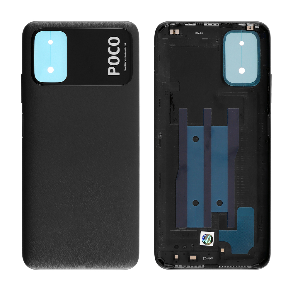 XIAOMI POCO M3 BATTERY COVER BLACK 3P OR