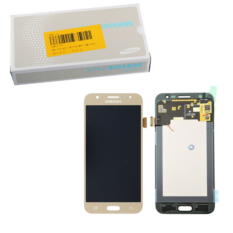 SAMSUNG J500F J5 ΟΘΟΝΗ+TOUCH SCREEN+LENS GH97-17667C GOLD ORIGINAL SERVICE PACK