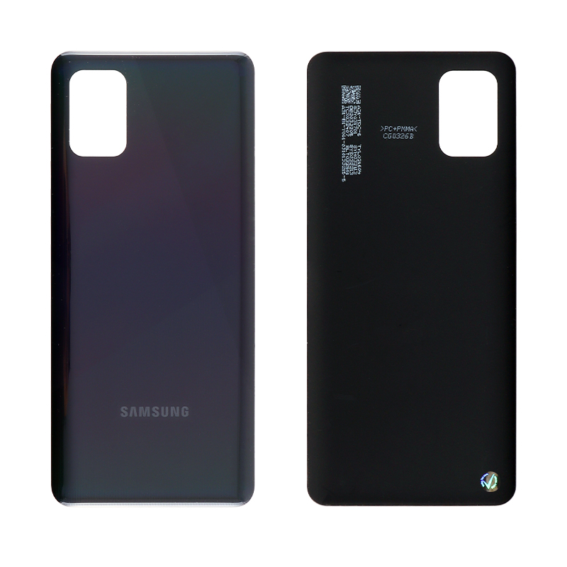 SAMSUNG A315 A31 BATTERY COVER BLACK 3P OR